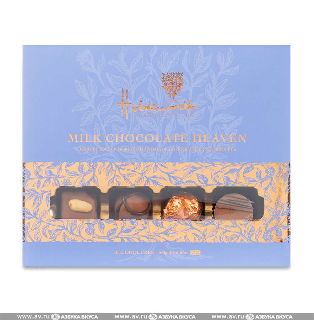 Набор шоколадных конфет ассорти Holdsworth handmade Milk Chocolate Heaven 160г Великобритания
Набор шоколадных конфет ассорти Holdsworth handmade Milk Chocolate Heaven 160г Великобритания