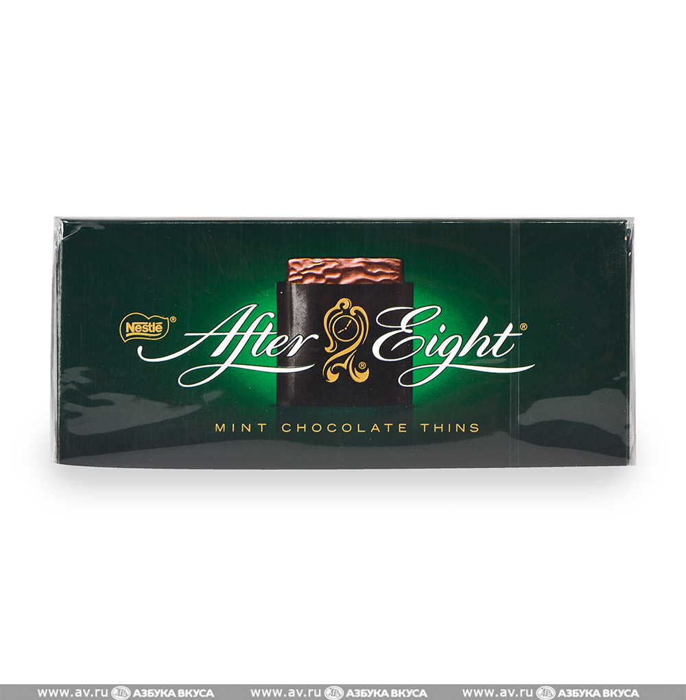 

Шоколадные плитки с мятной начинкой, After Eight 200 г