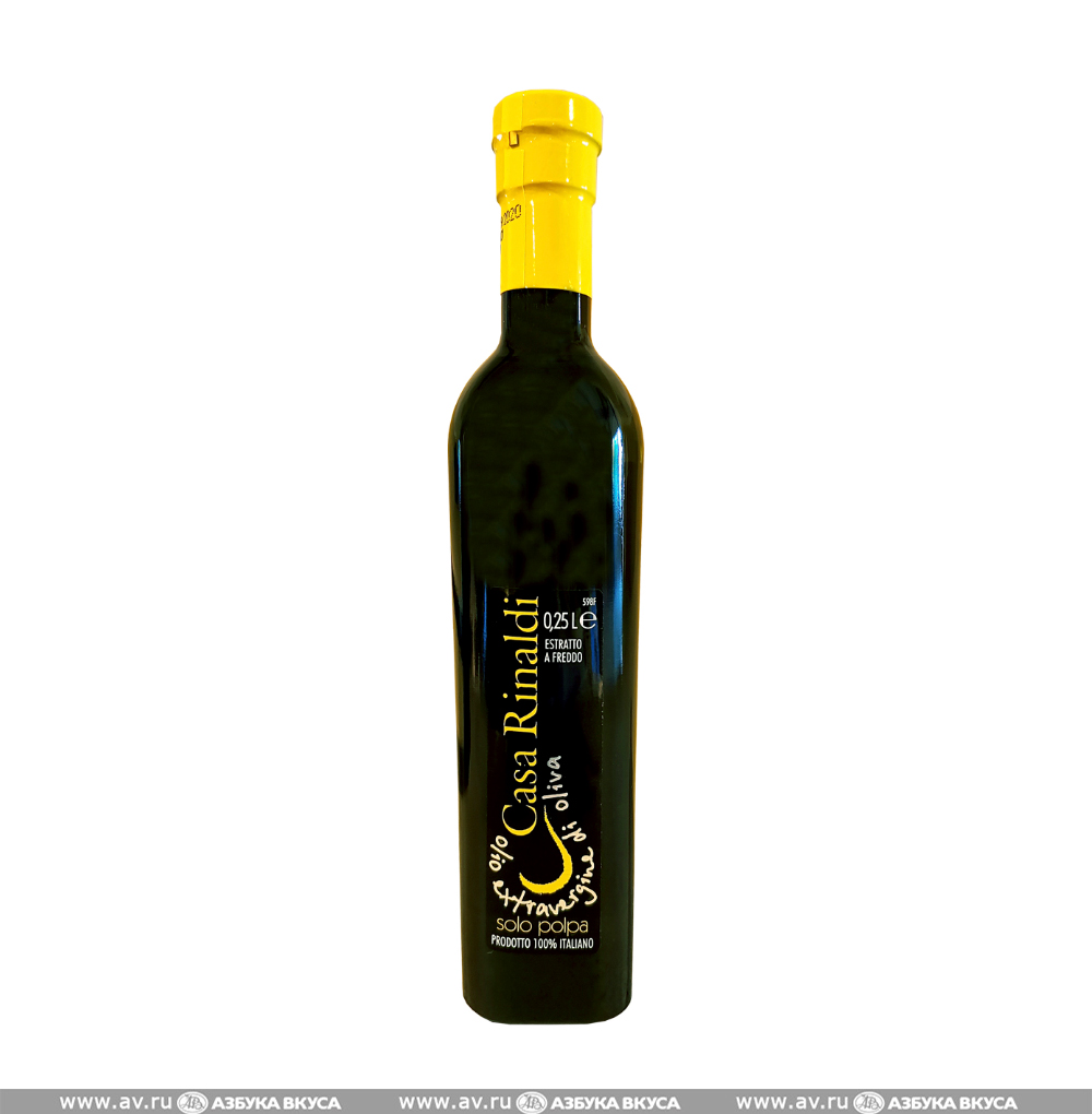 

Масло оливковое "Casa Rinaldi" из мякоти оливок Extra Virgine, регион, Тоскана, 0.25 л, Италия