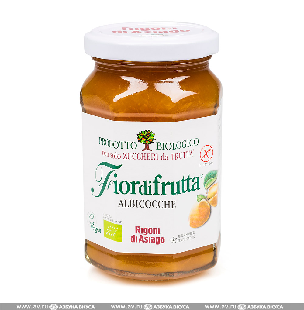 

Конфитюр из абрикосов, Fiordifrutta, 250 г, Италия