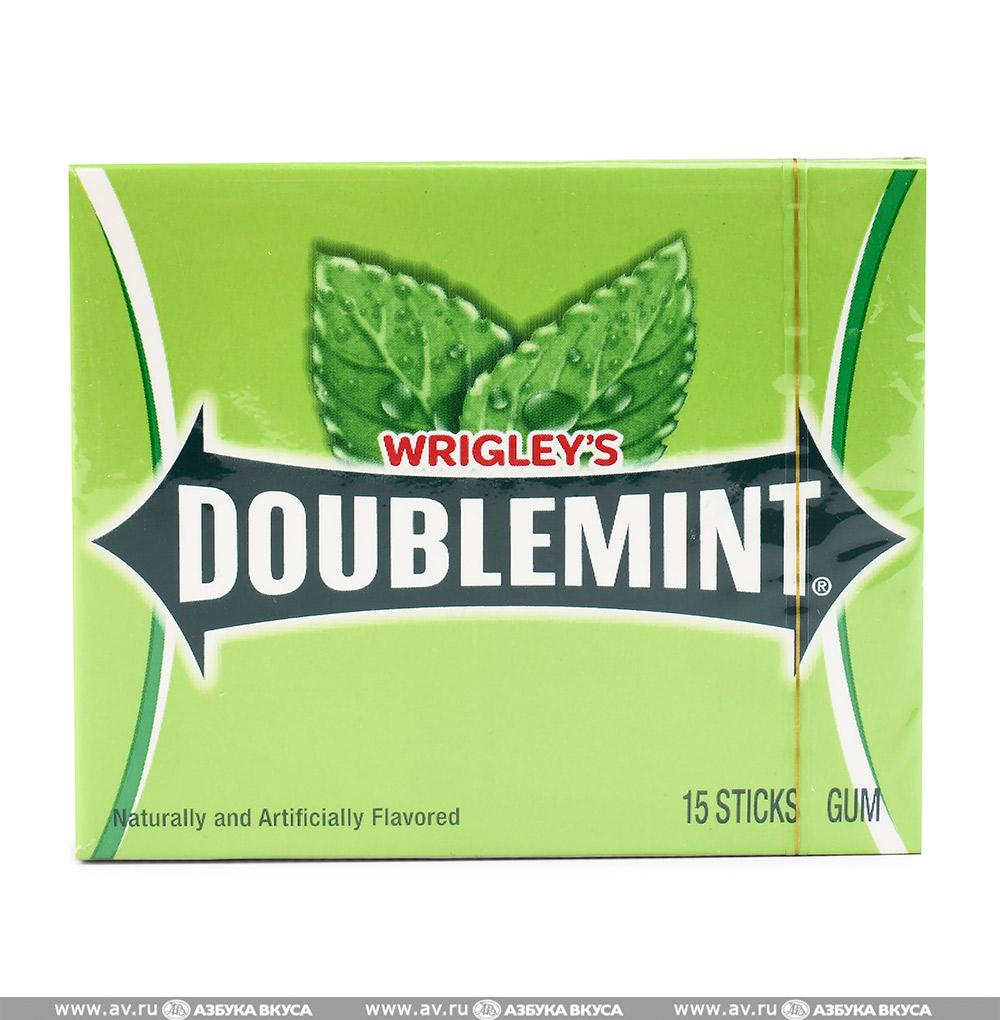 

Жевательная резинка Wrigley's Doublemint 15 пластинок США