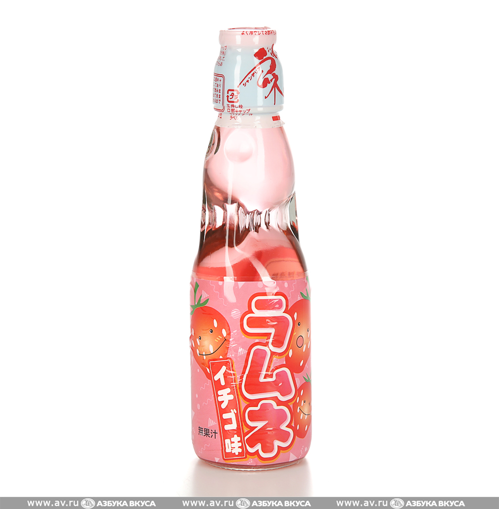 

Лимонад Ramune со вкусом клубники 0.33л ст/бут Япония