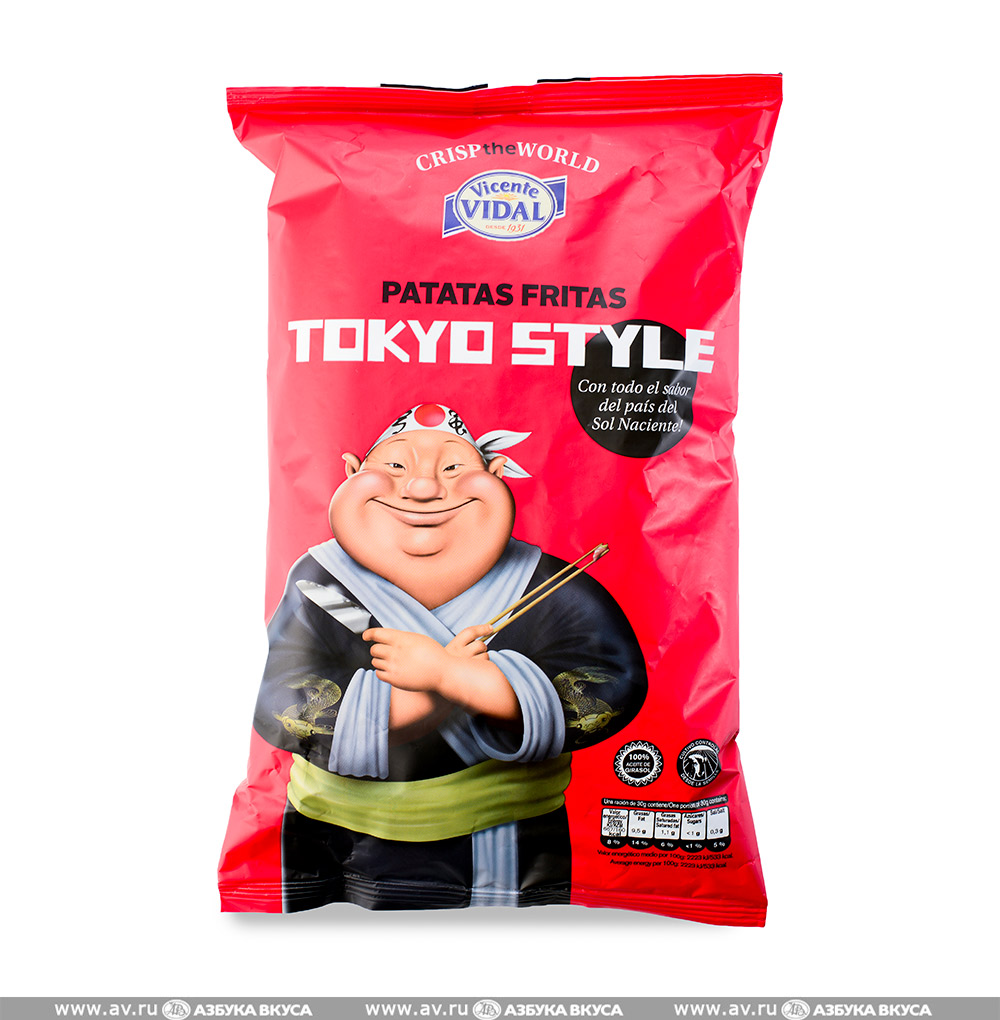 

Чипсы картофельные Vicente VIDAL Tokyo Style Терияки, 120 г Испания