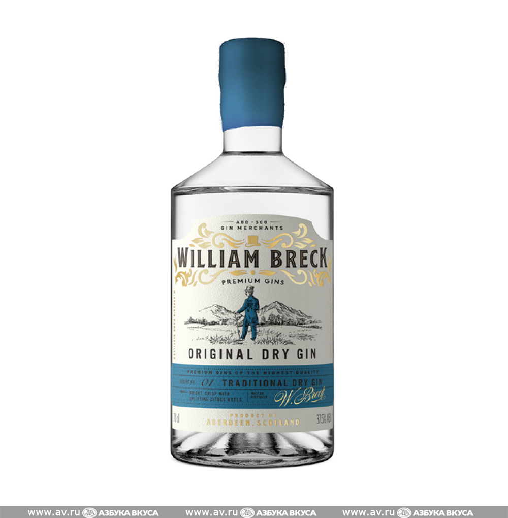 Изображение товара Шотландский джин William Breck 37. 50% 0. 7 Л - ручное производство, насыщенный вкус
