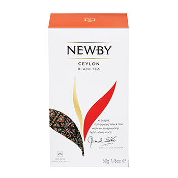 Изображение товара Чай черный Newby Цейлон Newby Teas 25 х 2 г, Индия