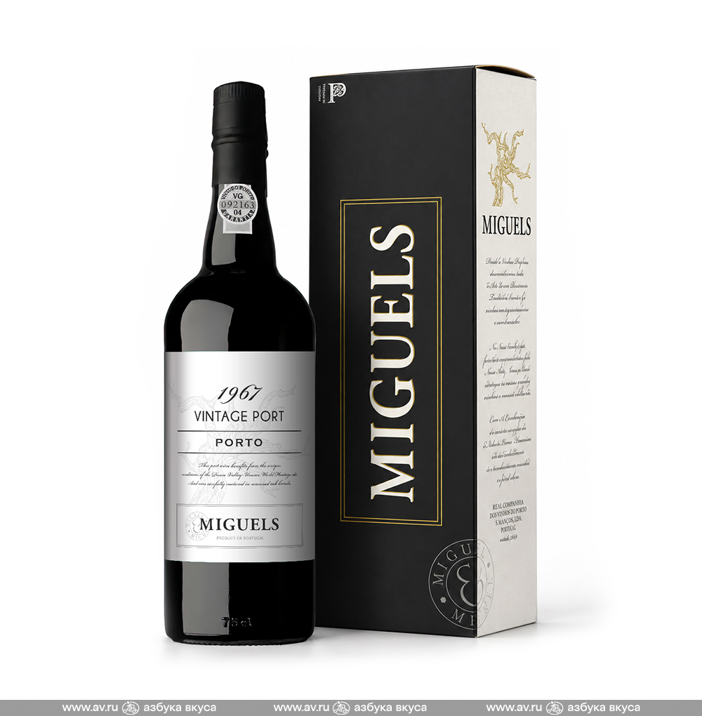 Изображение товара Портвейн Vintage 1967 Miguels, 0.75 L, п/у Изображение товара Портвейн Vintage 1967 Miguels, 0.75 L, п/у