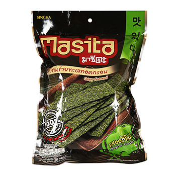 Водоросли хрустящие оригинальные, MASITA, 36 г, Таиланд