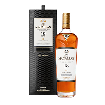 Изображение товара Виски шотландский Macallan Highland Single Malt Sherry Oak 18 y. o., 0.7 L в п/у