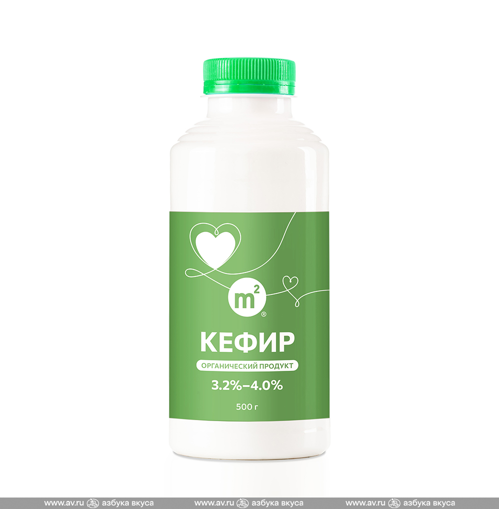 Изображение товара Кефир 3.2-4%, «М2», 500 г, Россия, БЗМЖ Изображение товара Кефир 3.2-4%, «М2», 500 г, Россия, БЗМЖ