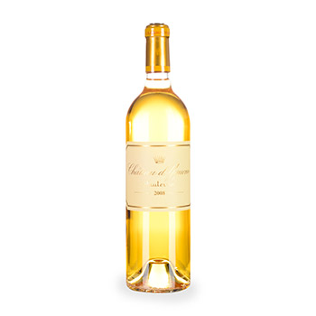 Изображение товара Вино французское белое сладкое AOC Sauternes 1-er Gr.Cru Classe Superieur Chateau d'Yquem 2008, 0.75 L
