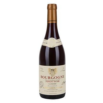 Изображение товара Вино французское красное AOC Bourgogne Pinot Noir La Minee Tramier, 0.75 L