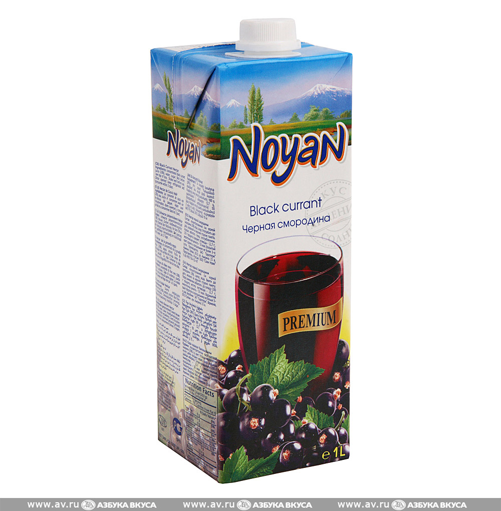 Изображение товара Нектар чёрная смородина-виноград, Noyan, 1 л, Армения