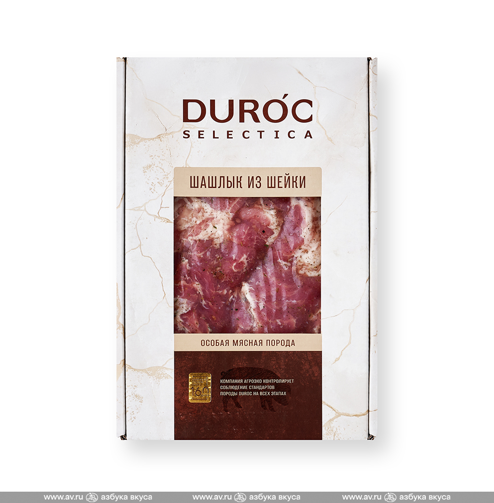 Изображение товара Шашлык из свиной шейки Duroc, «Агроэко», 1.8 кг, Россия Изображение товара Шашлык из свиной шейки Duroc, «Агроэко», 1.8 кг, Россия