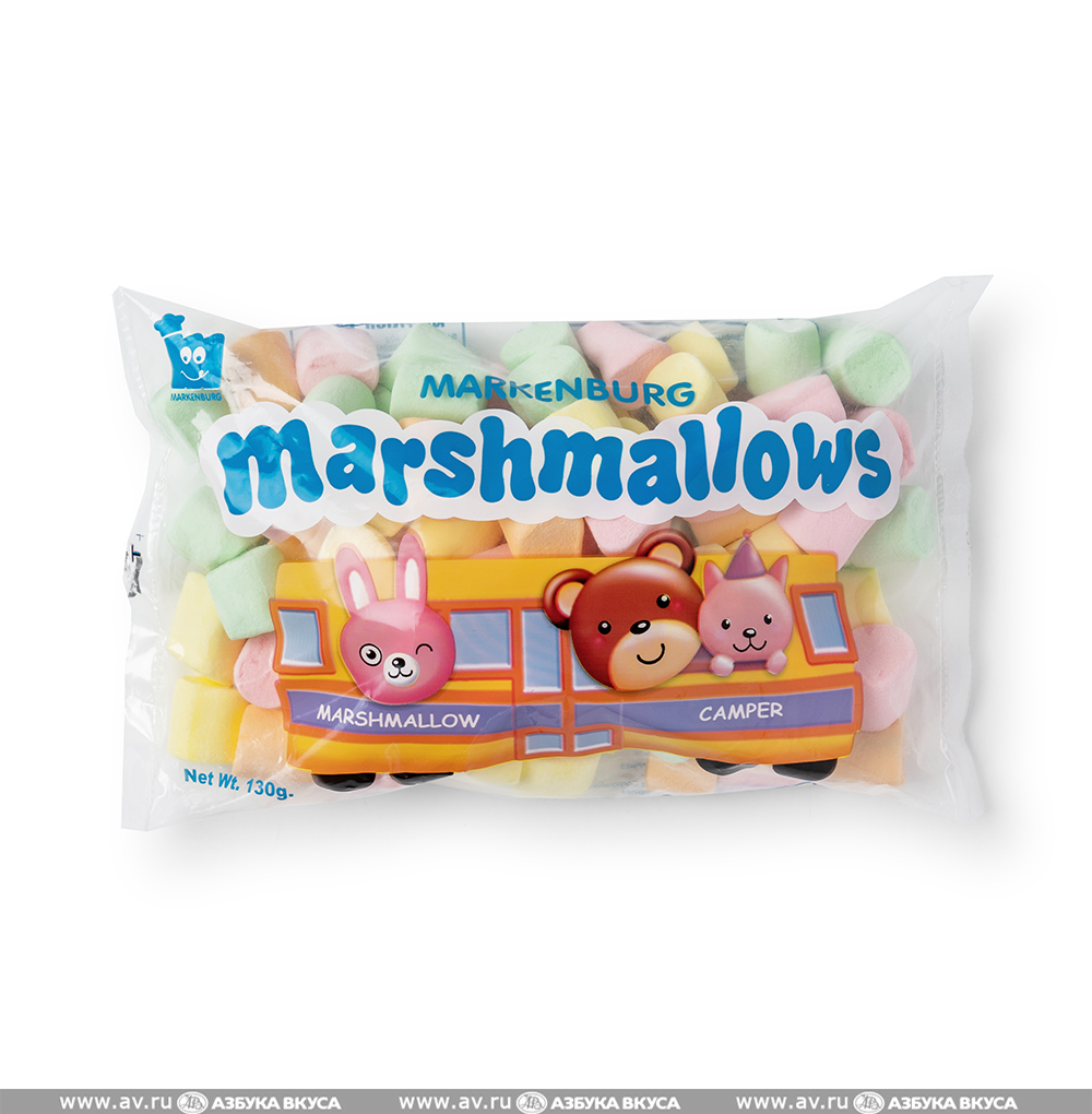 Изображение товара Зефир ассорти средний Marshmallow Camper, Markenburg, 130 г, Филиппины Изображение товара Зефир ассорти средний Marshmallow Camper, Markenburg, 130 г, Филиппины
