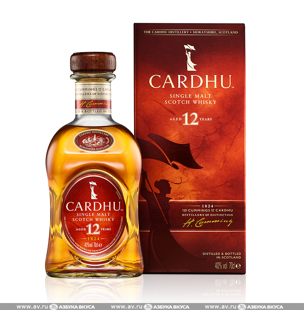 Изображение товара Виски шотландский Cardhu Speyside Single Malt 12 YO, 0.7 L, п/у Изображение товара Виски шотландский Cardhu Speyside Single Malt 12 YO, 0.7 L, п/у