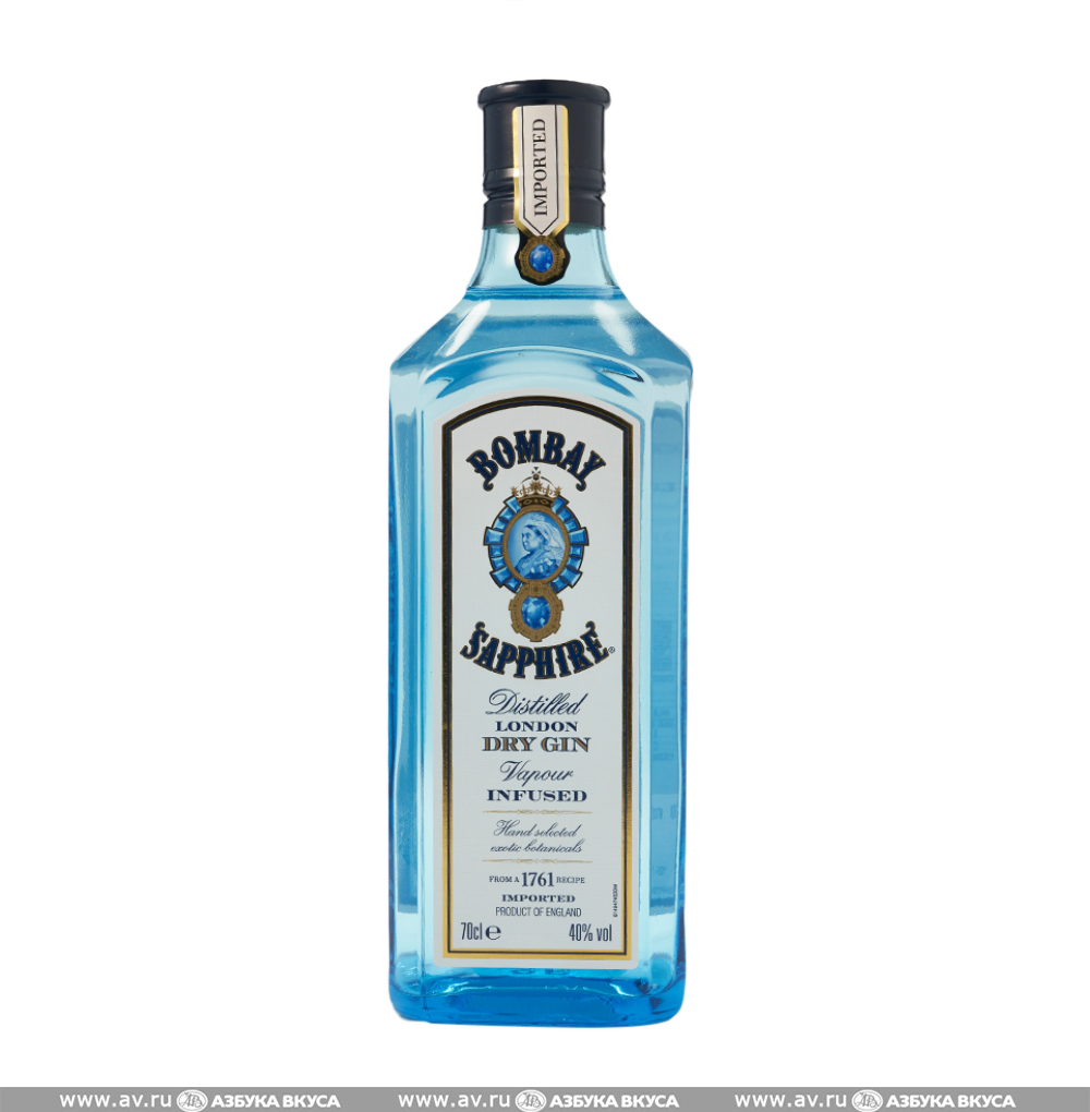 Изображение товара Джин британский Bombay Sapphire, 0.7 L Изображение товара Джин британский Bombay Sapphire, 0.7 L