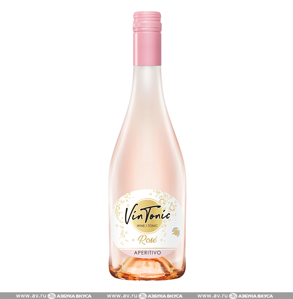 Изображение товара Газированный виноградосодержащий напиток VinTonic Rose 0.75 L австрийский сладкий