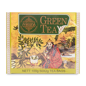Изображение товара Чай зеленый Mlesna Green Tea, 50 пак*2г Шри-Ланка