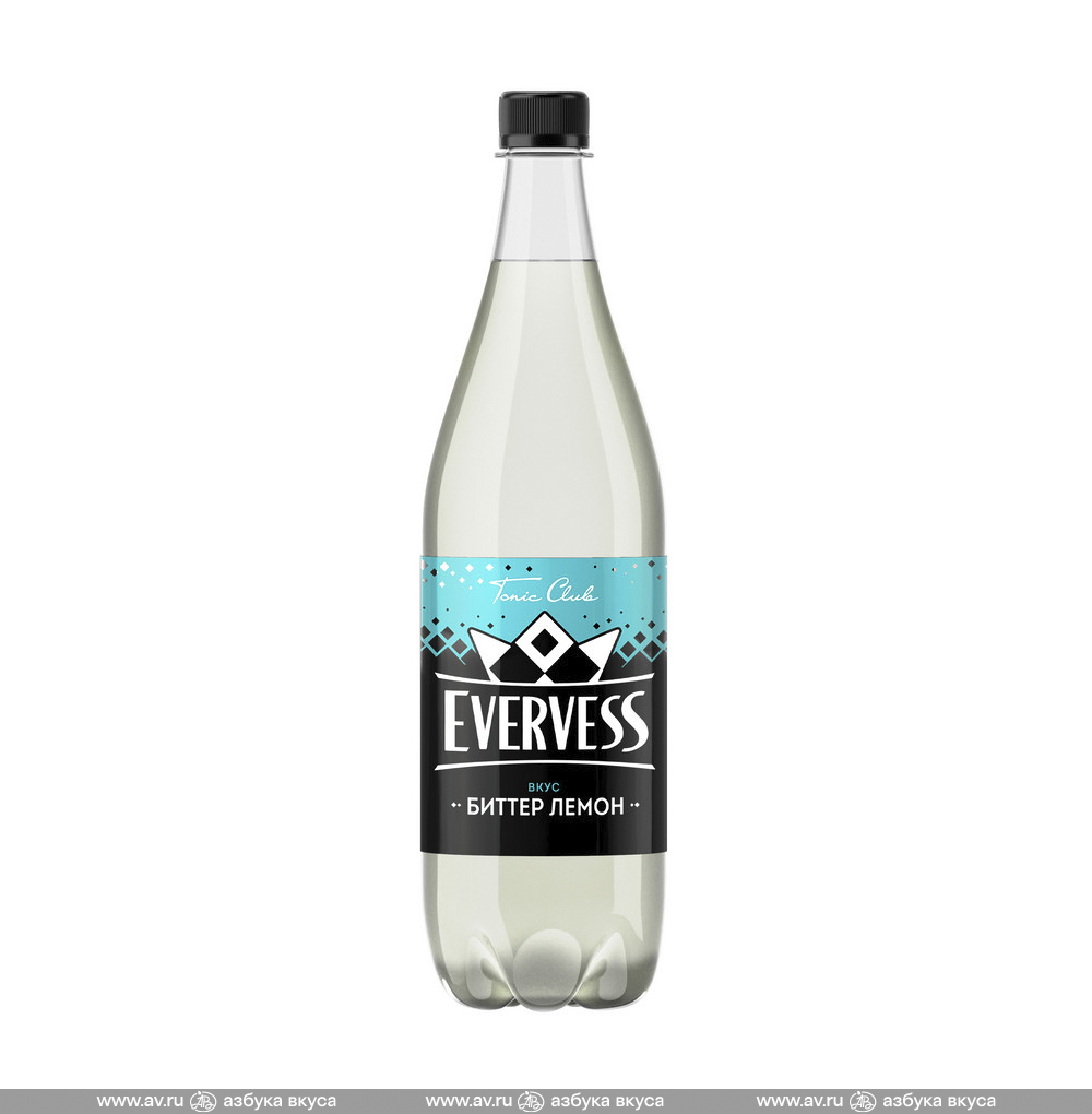 Изображение товара Напиток газированный Evervess Tonic Limone 1 л, Россия