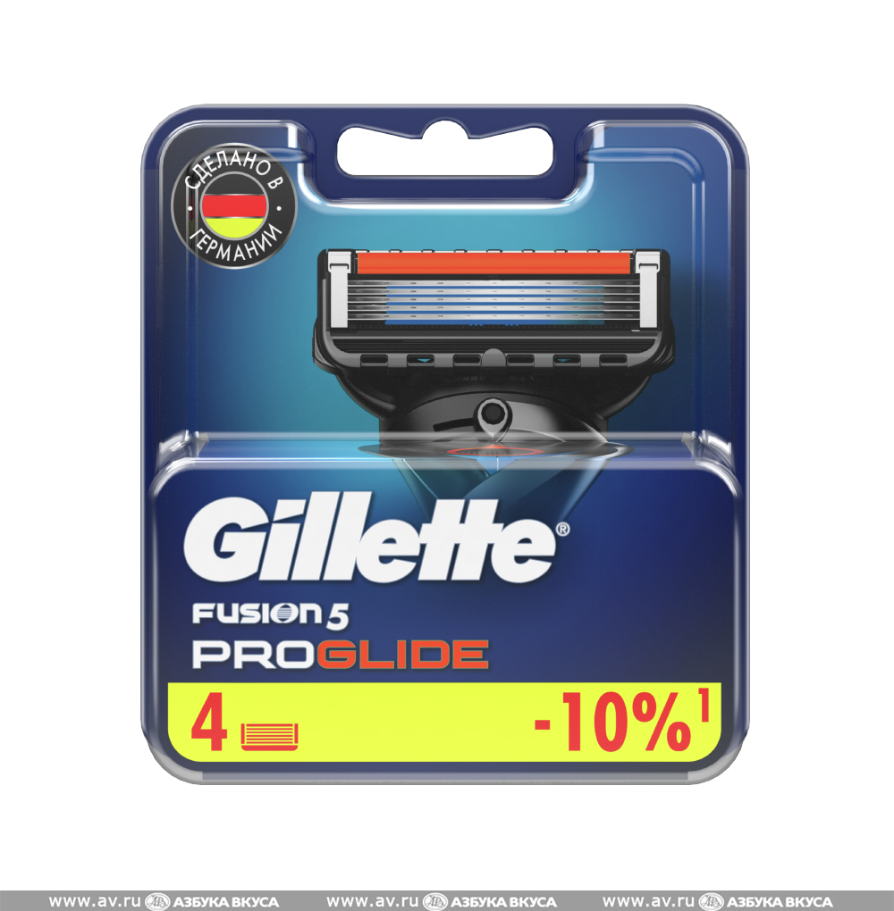 Изображение товара Кассеты сменные Fusion Proglide, Gillette, 4 шт., Германия Изображение товара Кассеты сменные Fusion Proglide, Gillette, 4 шт., Германия