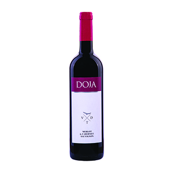 Изображение товара Вино сербское красное Doja Merlot Cabernet Sauvignon Tody, 0.75 L