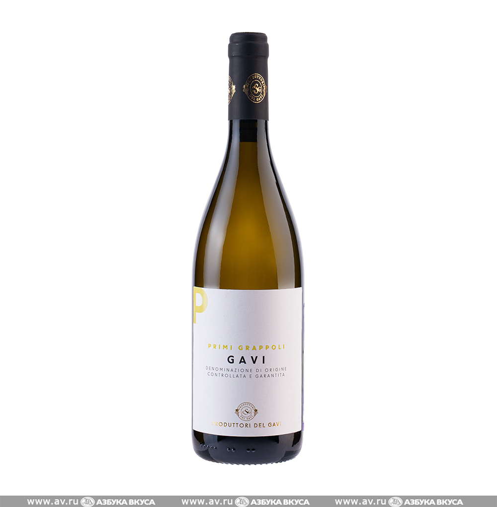 Изображение товара Итальянское белое вино Gavi Primi Grappoli DOCG 0.75L от Produttori del Gavi