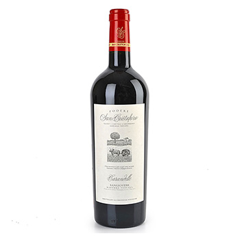Изображение товара Вино итальянское красное DOC Maremma Toscana Carandelle Podere San Cristoforo, 0.75 L