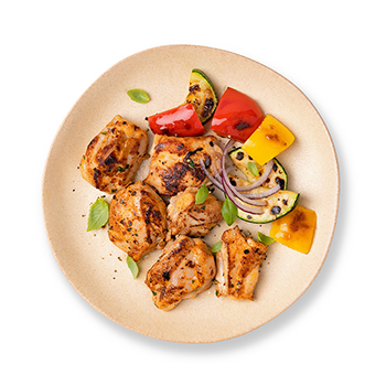 Изображение товара Шашлык из бедра цыпленка в маринаде с белым вином, «Азбука вкуса», Россия