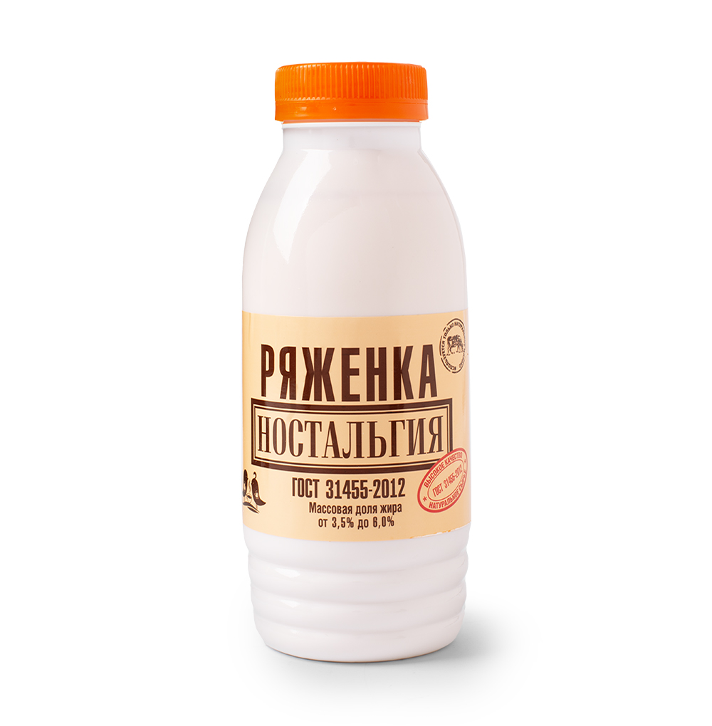 Изображение товара Ряженка 3.5-6%, «Ностальгия», 300 г, Россия, БЗМЖ Изображение товара Ряженка 3.5-6%, «Ностальгия», 300 г, Россия, БЗМЖ