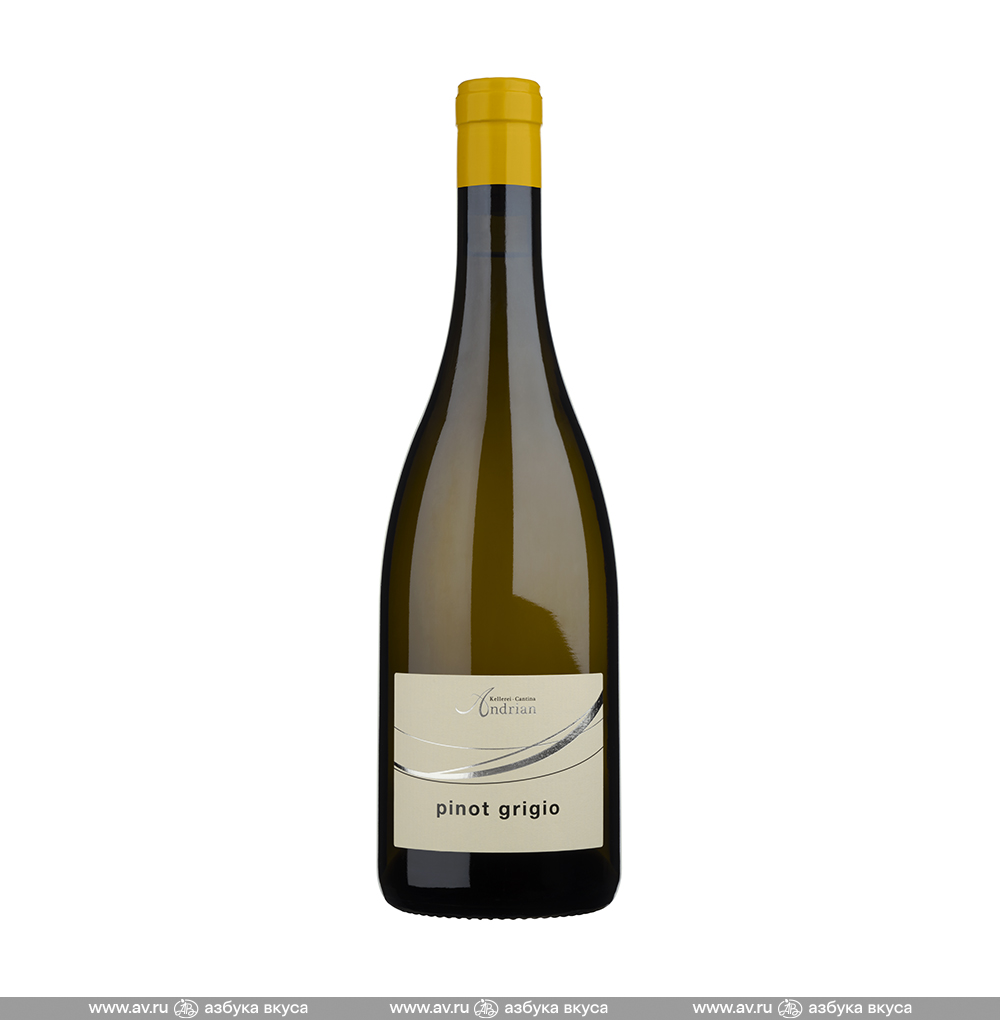 Изображение товара Вино итальянское белое IGT Vigneti delle Dolomiti Pinot Grigio Cantina Andrian, 0.75 L Изображение товара Вино итальянское белое IGT Vigneti delle Dolomiti Pinot Grigio Cantina Andrian, 0.75 L