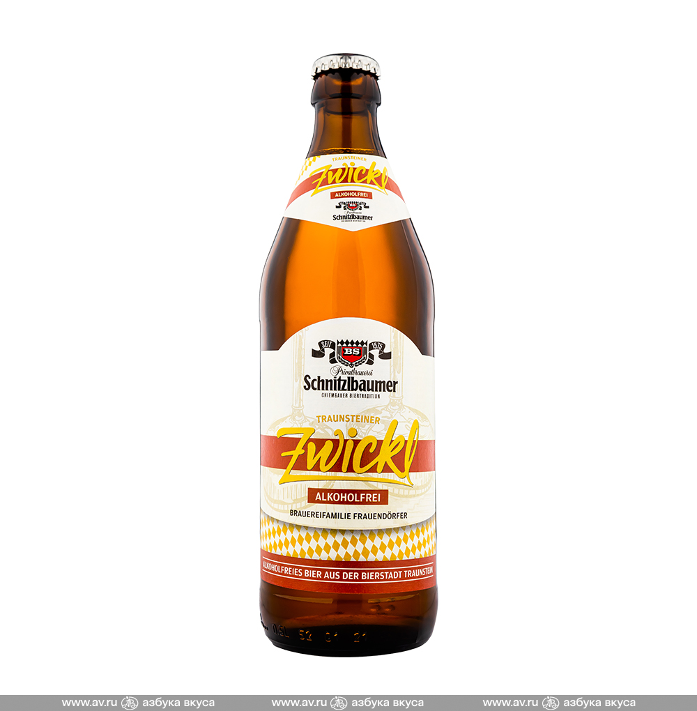 Изображение товара Пиво светлое б/а Schnitzlbaumer Zwickl нефильтр. 0.5%, 0.5 L, ст/б, Германия Изображение товара Пиво светлое б/а Schnitzlbaumer Zwickl нефильтр. 0.5%, 0.5 L, ст/б, Германия