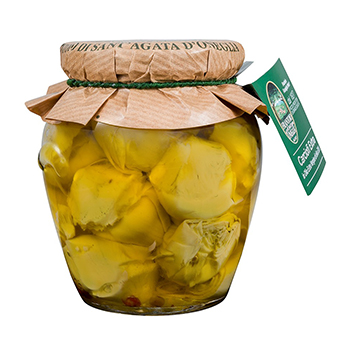 Изображение товара Артишоки в оливковом масле Extra Virgin, Sant’Agata, 290 г, Италия