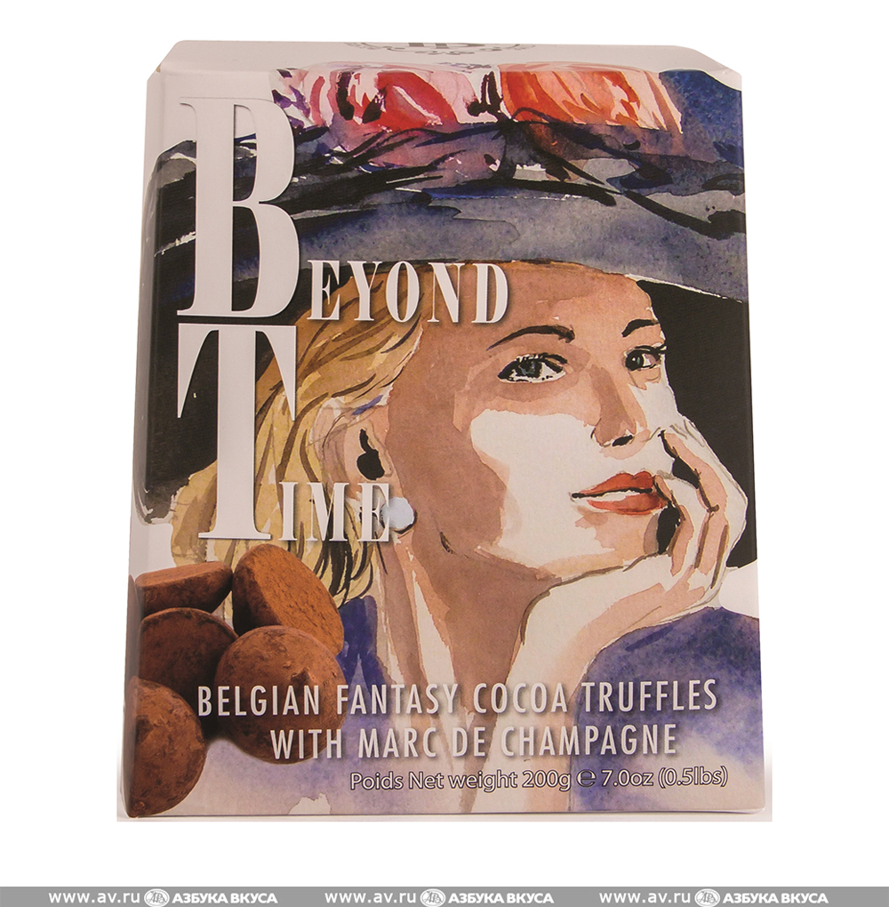 Изображение товара Трюфели с шампанским, Beyond Time, 200 г, Бельгия Изображение товара Трюфели с шампанским, Beyond Time, 200 г, Бельгия