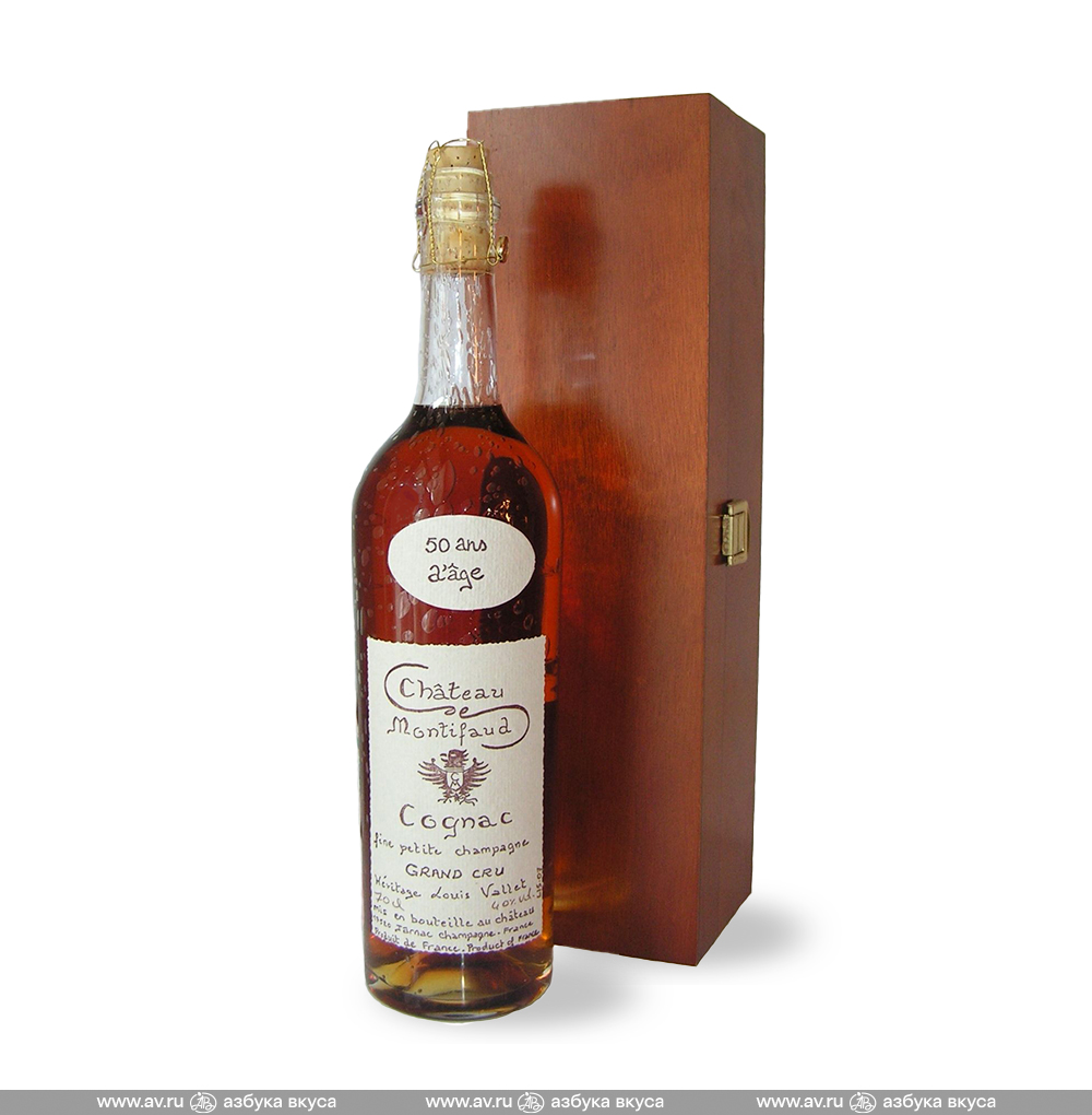 Изображение товара Коньяк Chateau de Montifaud Louis Vallet AOC Petite Champagne Heritage 50 YO, 0.7 L, в д/кор