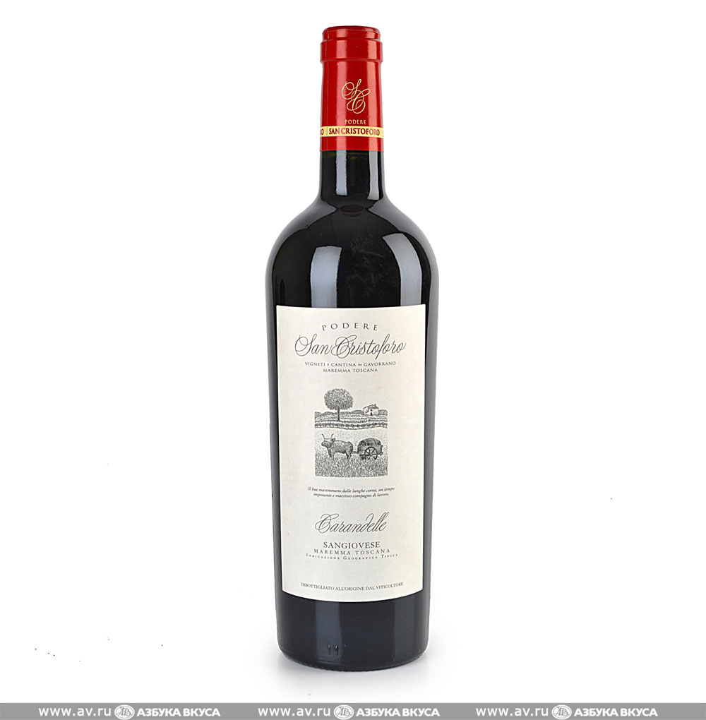 Изображение товара Итальянское красное вино DOC Maremma Toscana Carandelle 0.75 L Изображение товара Итальянское красное вино DOC Maremma Toscana Carandelle 0.75 L