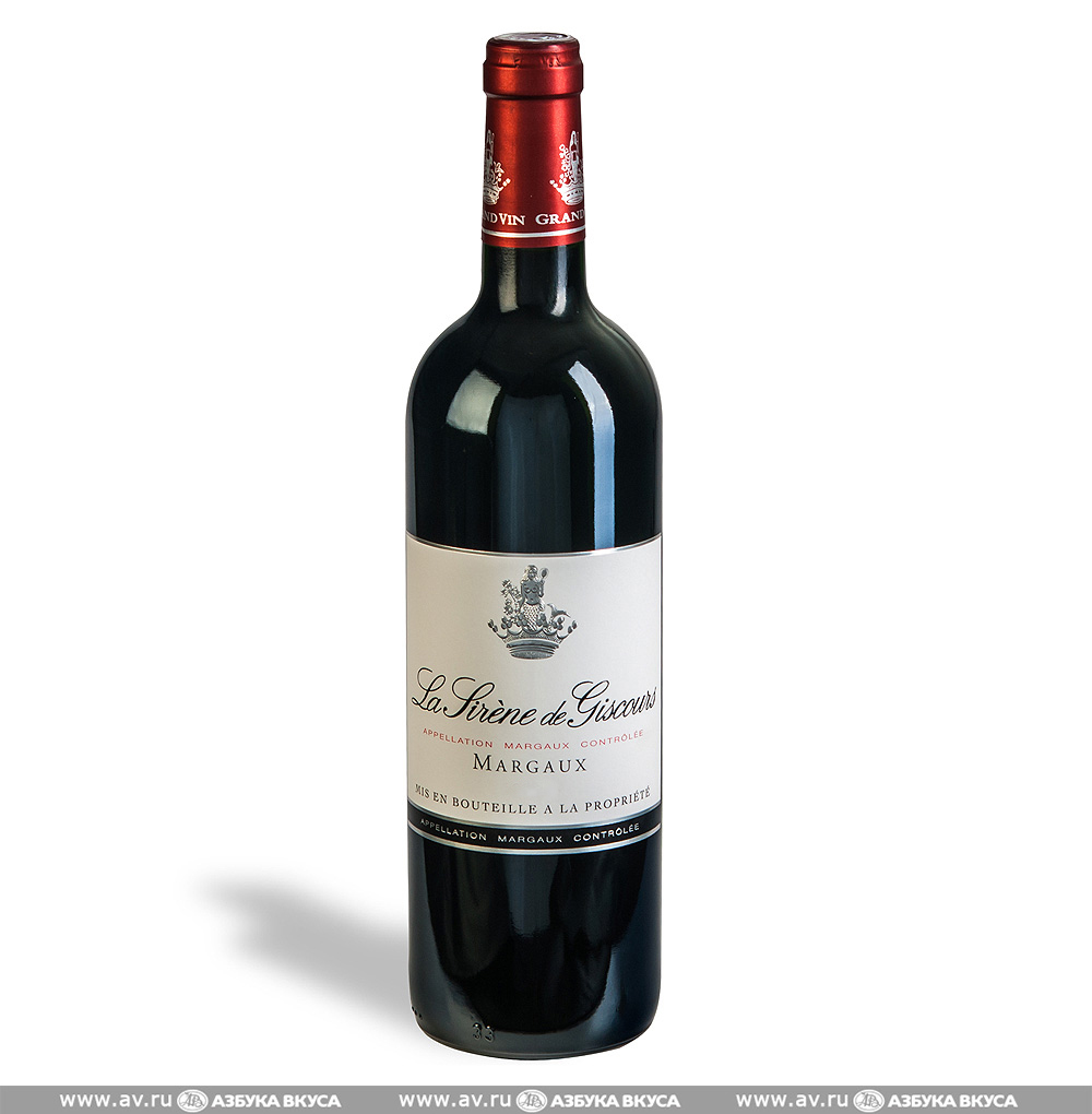 Изображение товара Вино французское красное AOC Margaux La Sirene de Giscours Chateau Giscours, 0.75 L