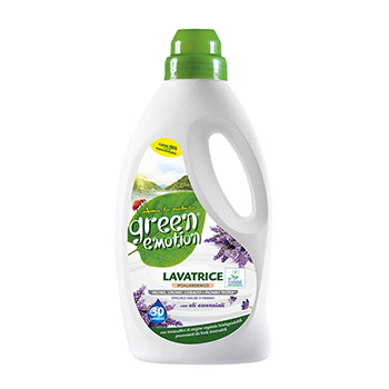 Изображение товара Гель для стирки с ароматом лаванды, Green Emotion, 1500 мл, на 30 стирок, Италия