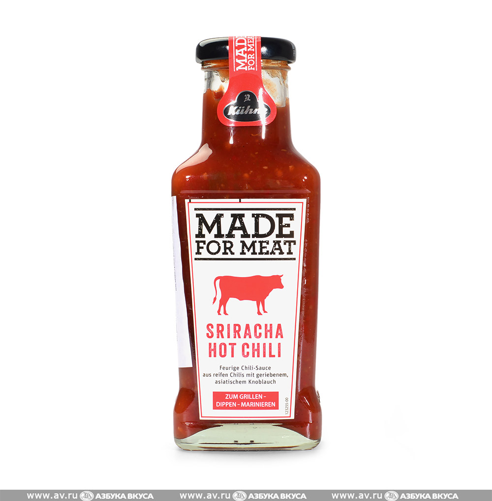Изображение товара Соус томатный с перцем чили «Шрирача» Made for Meat, Kuhne, 235 мл, Германия Изображение товара Соус томатный с перцем чили «Шрирача» Made for Meat, Kuhne, 235 мл, Германия