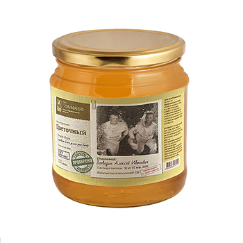 Изображение товара Мёд цветочный натуральный, «Пчельник», 620 г, Россия