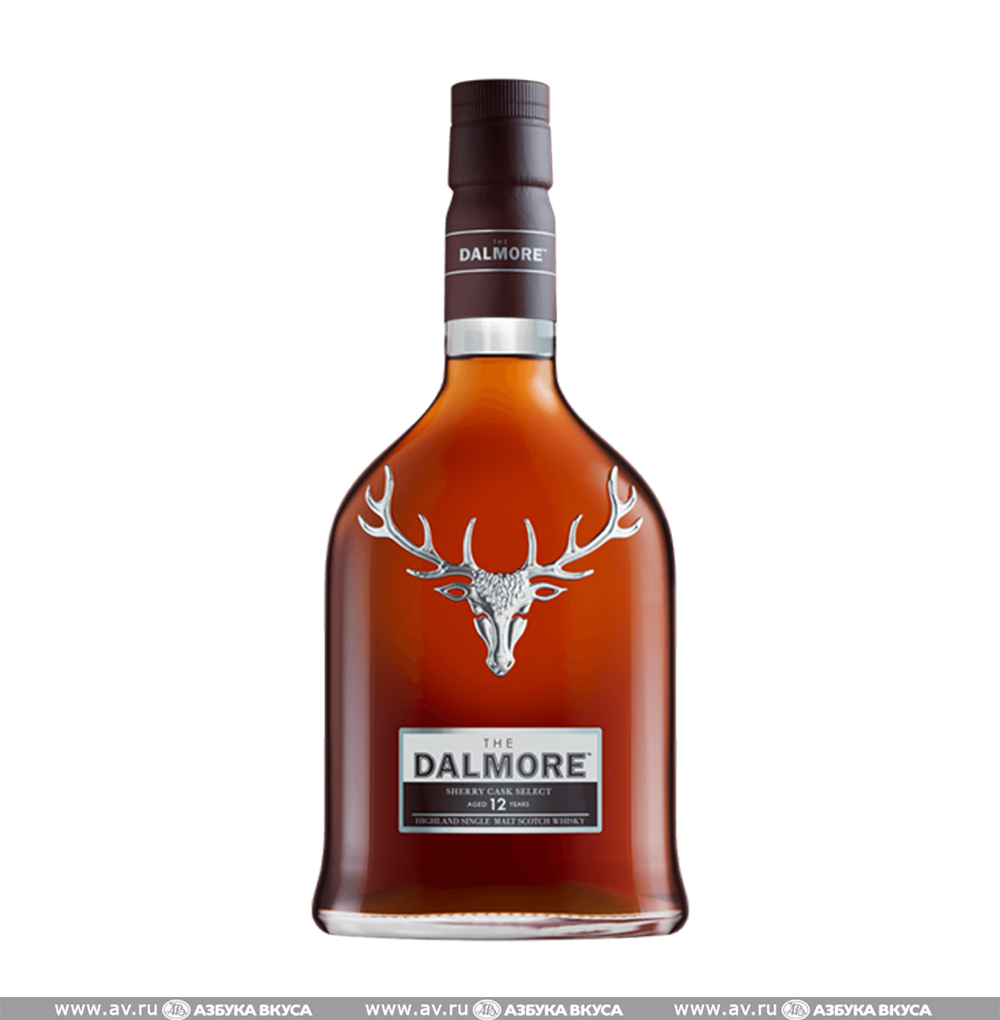 Изображение товара Виски шотландский Dalmore Highland Single Malt Sherry Cask 12 YO Select 43.0%, 0.7 L, п/у Изображение товара Виски шотландский Dalmore Highland Single Malt Sherry Cask 12 YO Select 43.0%, 0.7 L, п/у