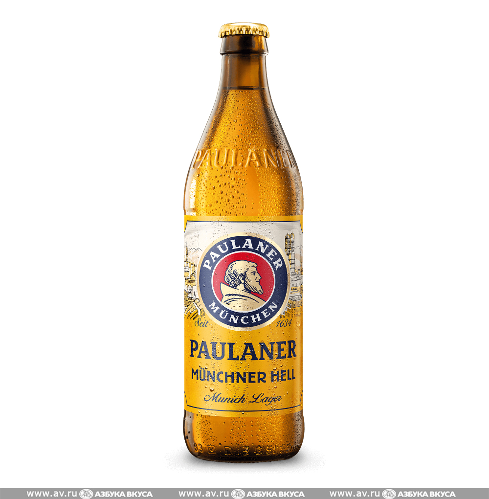 Изображение товара Пиво светлое Paulaner Original Munchner Hell. 4,9%, 0.5 L, ст/б, Германия Изображение товара Пиво светлое Paulaner Original Munchner Hell. 4,9%, 0.5 L, ст/б, Германия