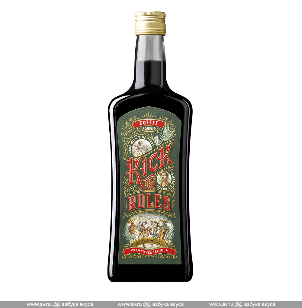 Изображение товара Ликёр Kick The Rules Coffee Liqueur With Tequila 35%, 0.7 L Изображение товара Ликёр Kick The Rules Coffee Liqueur With Tequila 35%, 0.7 L
