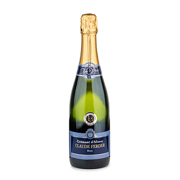 Изображение товара Игристое вино французское белое брют AOC Cremant d'Alsace Claude Ferder Brut Domaine Cattin, 0.75 L