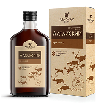 Изображение товара Бальзам «Алтайский с прополисом», «Алтай-Селигор», 250 мл, Россия
