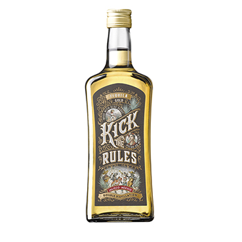 Изображение товара Текила Kick The Rules Tequila Gold 35% 0.7 L