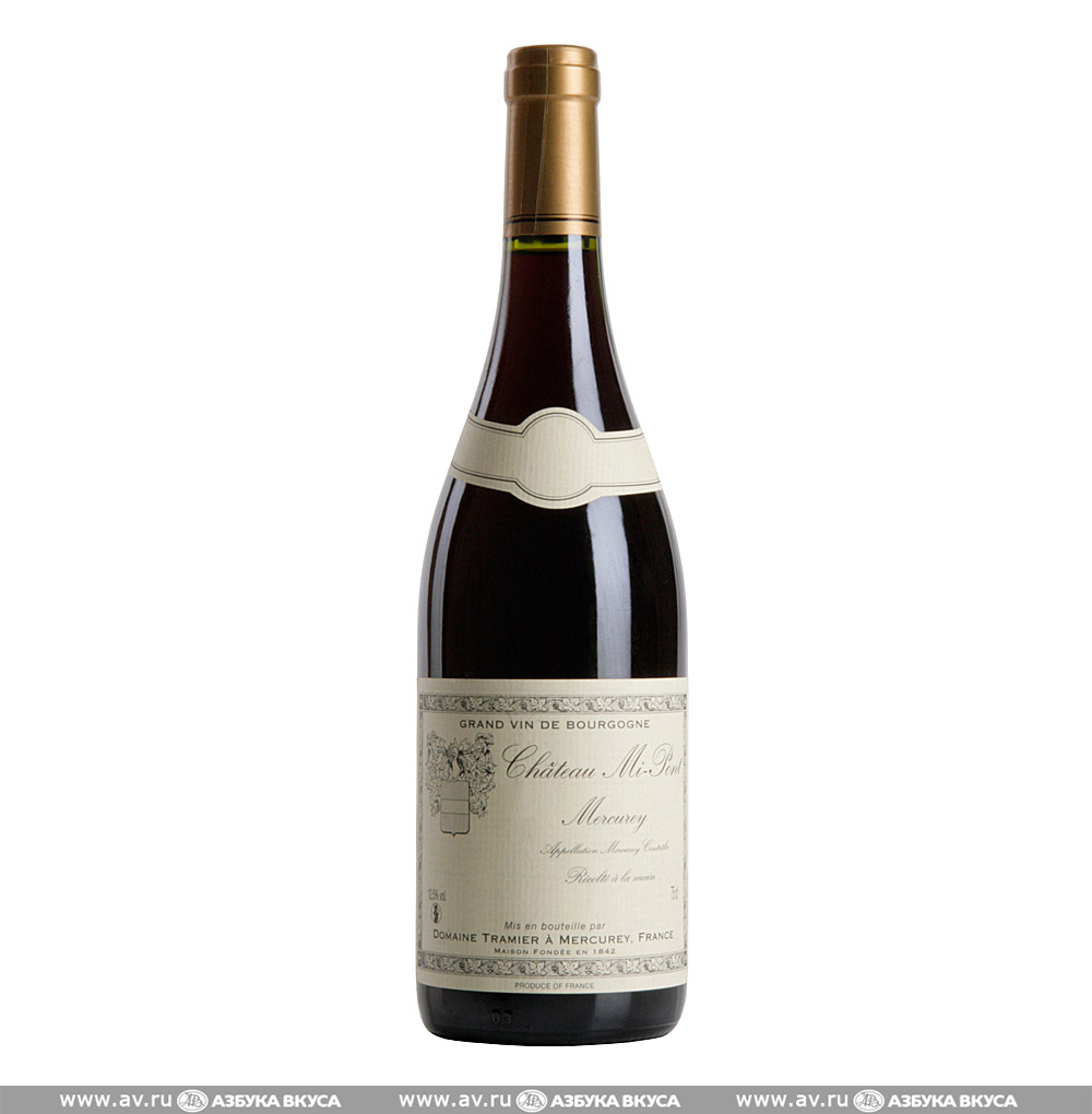 Изображение товара Французское красное вино AOC Mercurey Chateau Mi-Pont Tramier 0.75 L Изображение товара Французское красное вино AOC Mercurey Chateau Mi-Pont Tramier 0.75 L