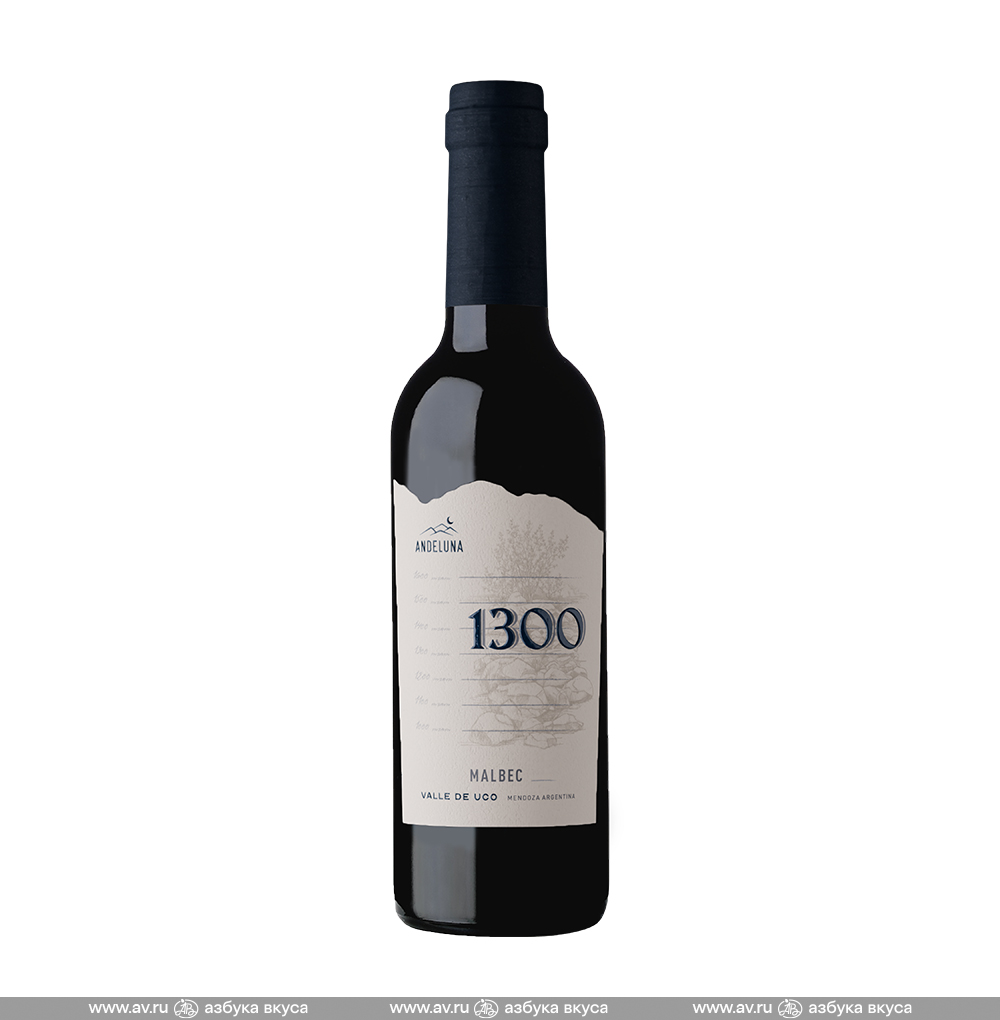 Изображение товара Вино аргентинское красное Malbec Andeluna, 0.375 L Изображение товара Вино аргентинское красное Malbec Andeluna, 0.375 L