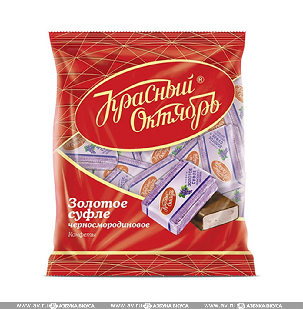 Изображение товара Конфеты Черносмородиновое суфле в шоколадной глазури 200 г Красный Октябрь Изображение товара Конфеты Черносмородиновое суфле в шоколадной глазури 200 г Красный Октябрь