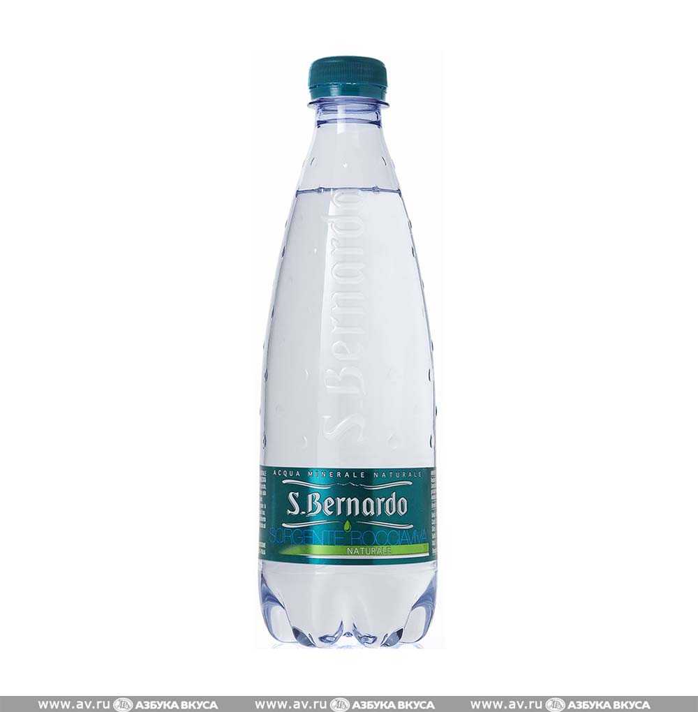 Изображение товара Вода минеральная негазированная Naturale, San Bernardo, 0.5 л, Италия Изображение товара Вода минеральная негазированная Naturale, San Bernardo, 0.5 л, Италия