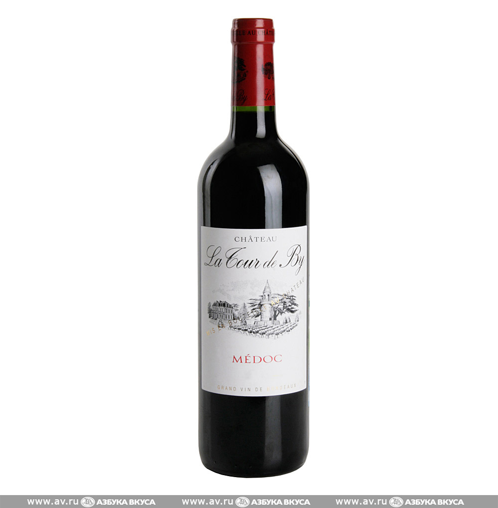 Изображение товара Французское красное вино AOC Medoc Chateau La Tour de By 0.75L Изображение товара Французское красное вино AOC Medoc Chateau La Tour de By 0.75L